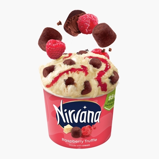 Înghețată Raspberry & Truffle, 150ml (106g)