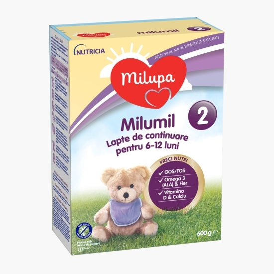 Formulă de lapte de continuare 2, 6-12 luni, 600g