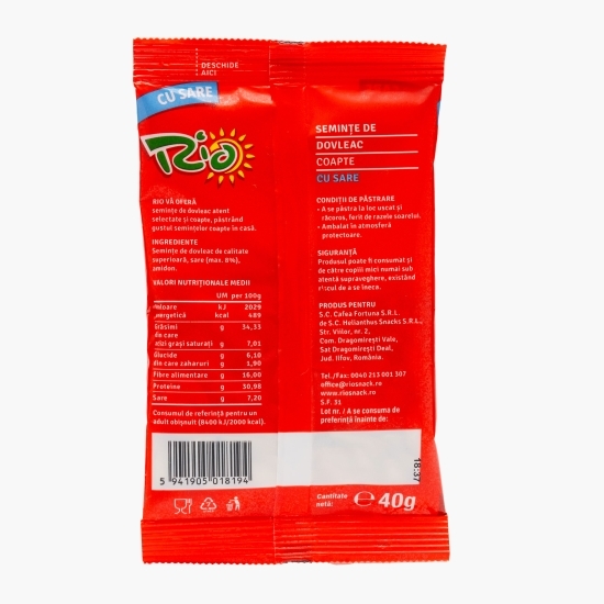 Semințe de dovleac cu sare 40g