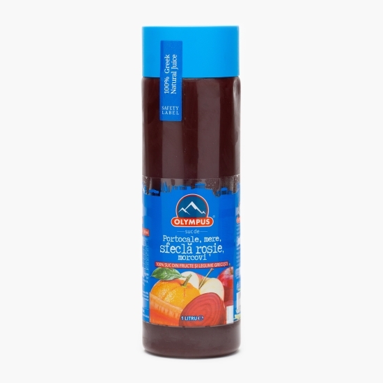 Suc de portocale, mere, sfeclă roșie și morcovi 1l