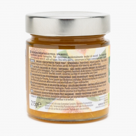 Dulceață de piersici eco fără zahăr 215g