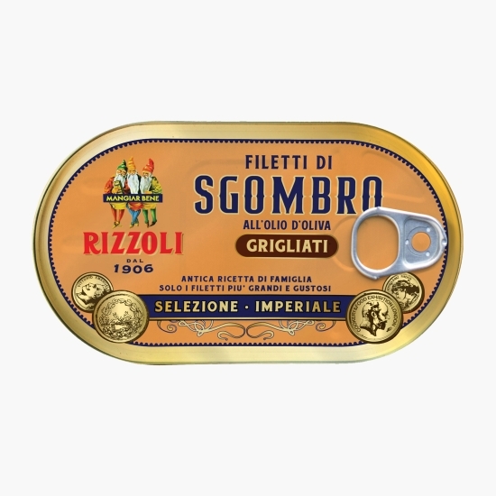 File de macrou grill în ulei de măsline 160g