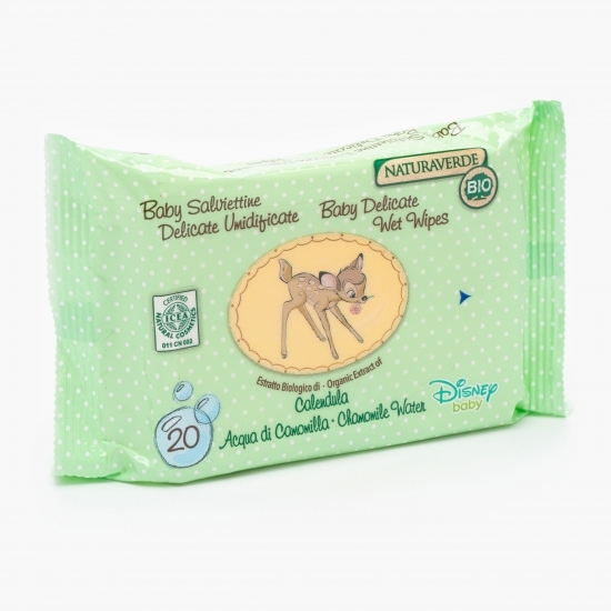 Servețele umede bebeluși bio delicate 20 buc
