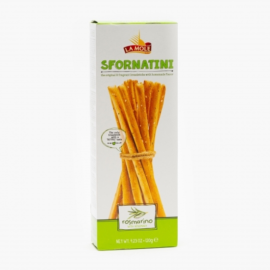 Grisine cu rozmarin și ulei de măsline 120g