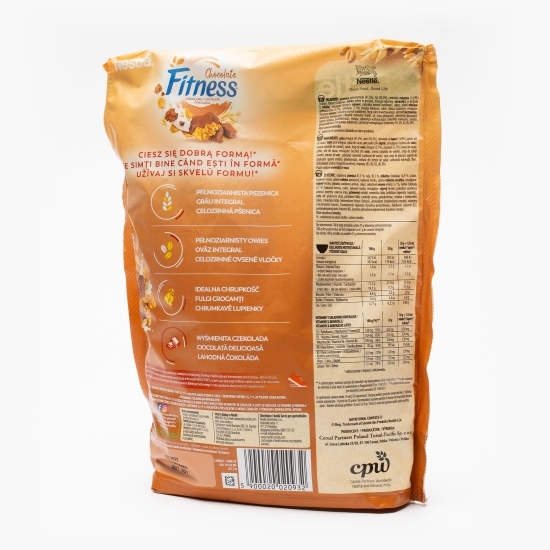 Cereale integrale de grâu și ovăz cu ciocolată 425g