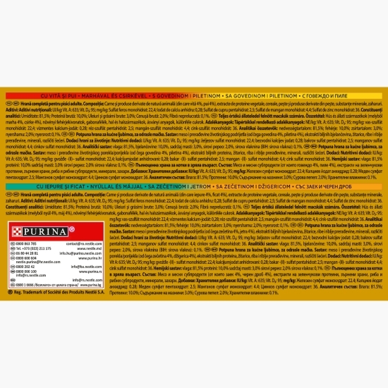 Hrană umedă pentru pisici, 4x85g, Multipack vită + pui, iepure + ficat, pește oceanic în sos cu spanac, rață + curcan