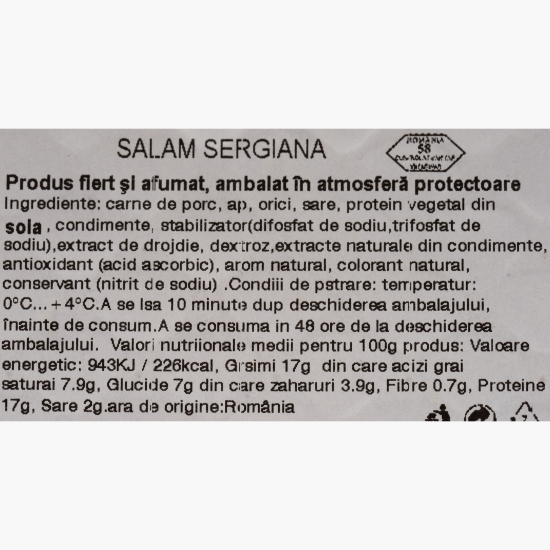 Salam porc feliat 100g