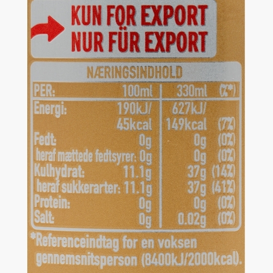 Băutură carbogazoază cu aromă de vanilie, doză 330ml