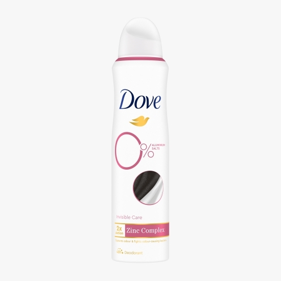 Antiperspirant spray 0% Aluminiu, Invisible Care 150ml