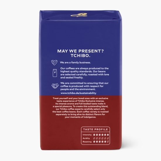 Exclusive Intense 250g, cafea prăjită și măcinată 