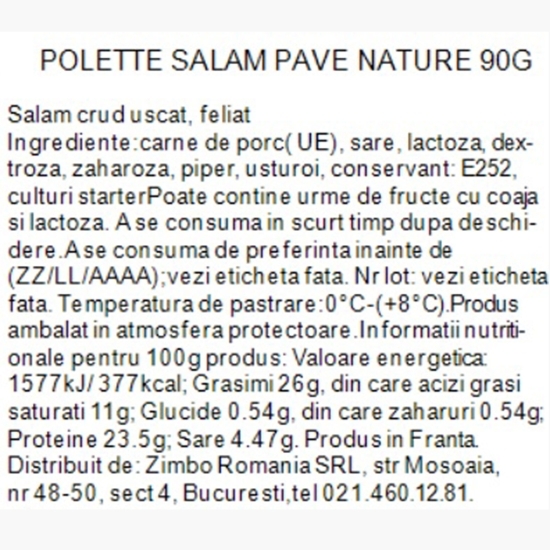 Salam Pave Nature 90g