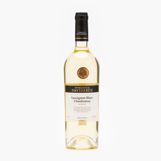 Vin alb sec Sauvignon Blanc & Chardonnay, 12%, 0.75l