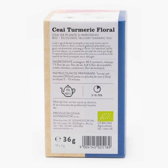 Ceai eco turmeric Floral 18 plicuri