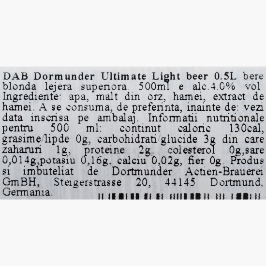 Bere Ultimate Light 0.5l