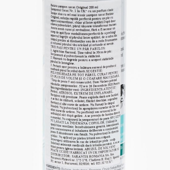 Șampon uscat Original 200ml