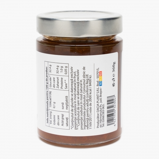 Dulceață de caise fără zahăr adăugat 360g