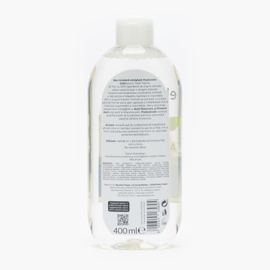 Apă micelară cu acid hialuronic și proteine aurii, Hyaluronic Gold 400ml