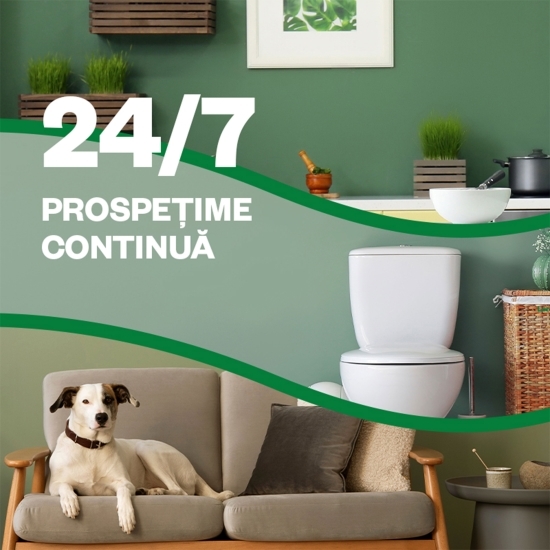 Rezervă odorizant de cameră spray automat fără aerosoli Bumbac Proaspăt 228ml