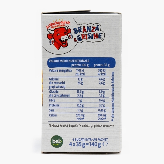 Brânză topită și grisine natur 140g