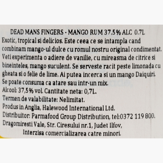 Rom Mango 37.5% alc 0.7l