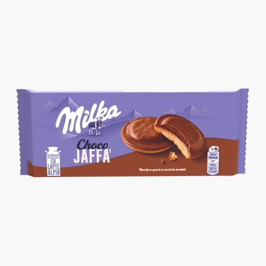 Biscuiți cu mousse aromă ciocolată Choco Jaffa 128g