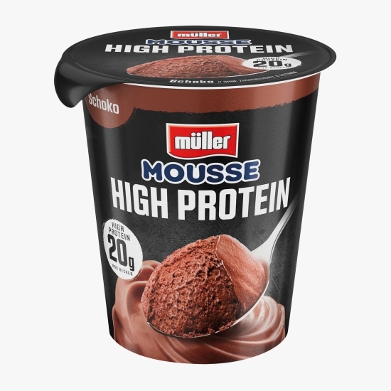 Mousse High Protein cu ciocolată, fără zahăr 200g