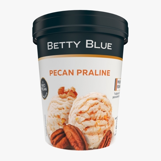 Înghețată cu aromă de vanilie, sos de caramel și nuci pecan caramelizate, 450ml (270g)