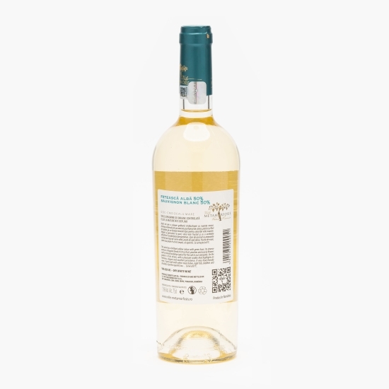 Vin alb sec Fetească Albă & Sauvignon Blanc, 13%, 0.75l