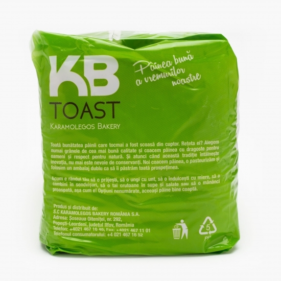Pâine toast secară 600g