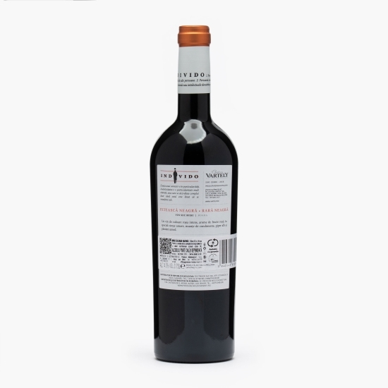 Vin roșu sec Individo Fetească Neagră & Rară Neagră, 14%, 0.75l 