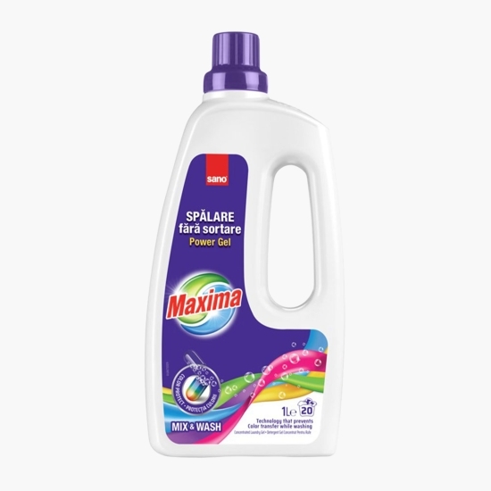 Detergent de rufe lichid pentru haine colorate Mix & Wash, 20 spălări, 1l
