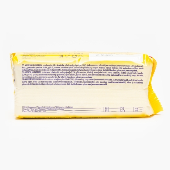 Biscuiți sărați cu paprika 100g