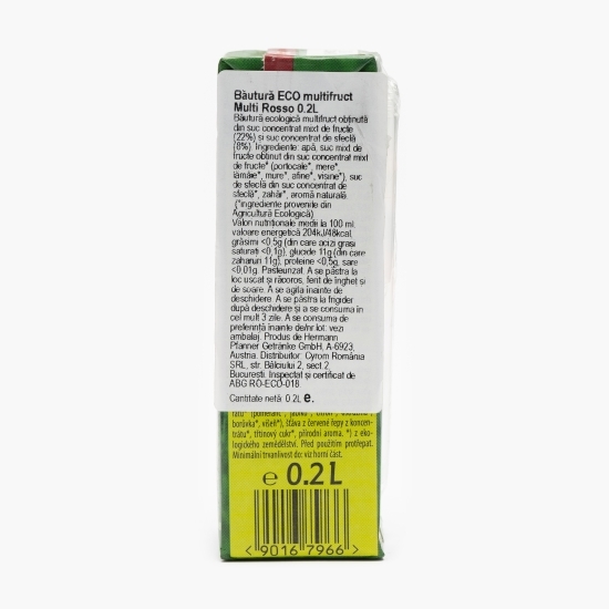 Suc eco multifruct Multi Rosso 0.2l