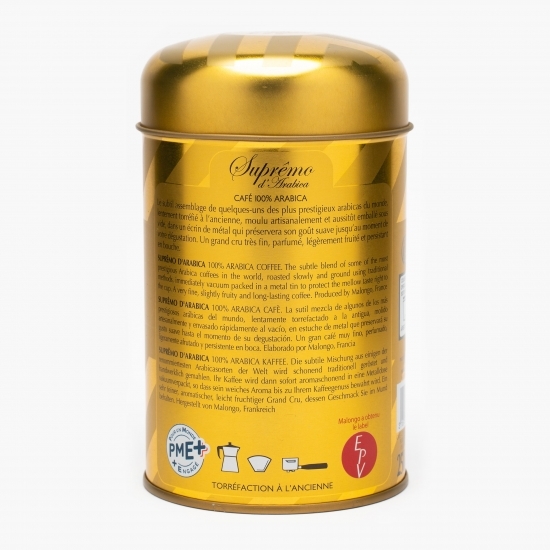Supremo Arabica 250g, cafea măcinată 