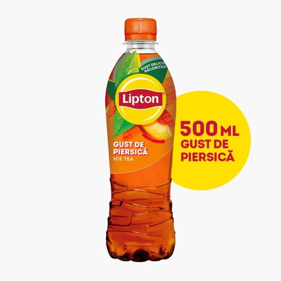 Băutură răcoritoare necarbonatată Ice Tea cu ceai negru și piersică 0.5l