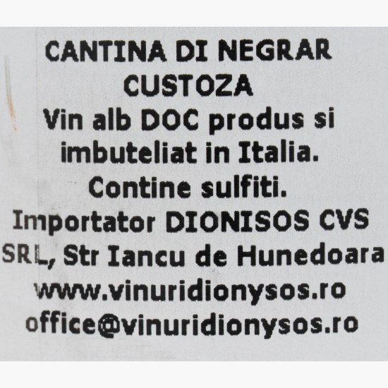 Vin alb sec Custoza, 12%, 0.75l