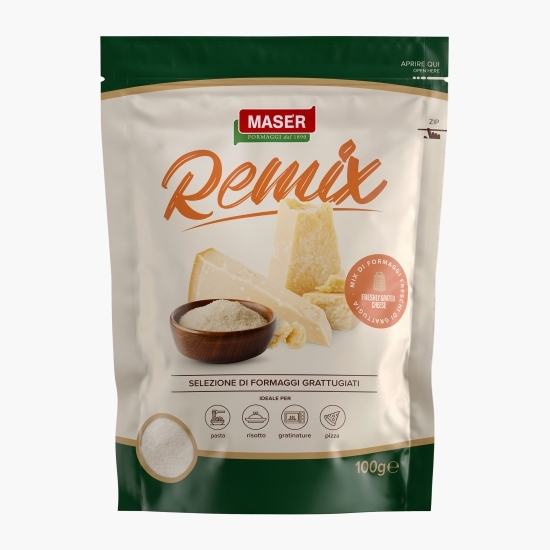 Amestec de Grana Padano și alte brânzeturi tari rase 100g