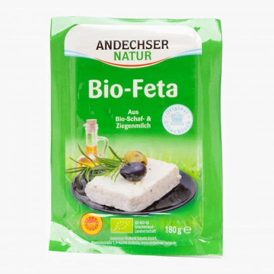 Brânză Feta eco originală Grecia 45% grăsime 180g 