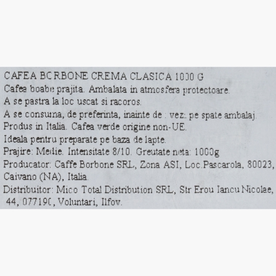 Crema Classica 1000g, cafea boabe