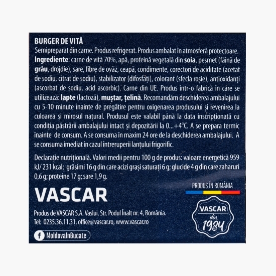 Burger de vită 300g