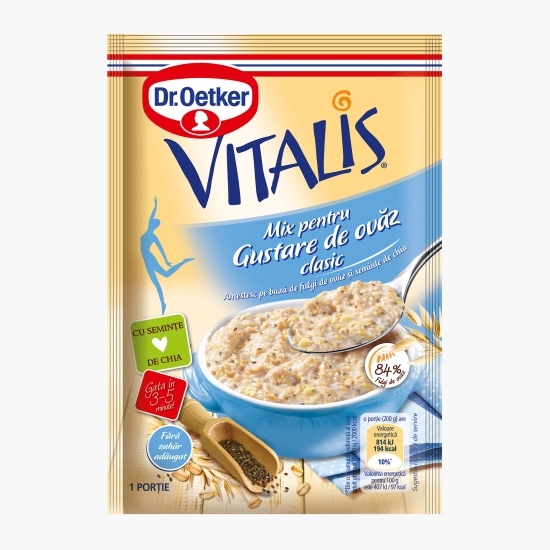 Mix pentru gustare de ovăz Vitalis clasic 50g