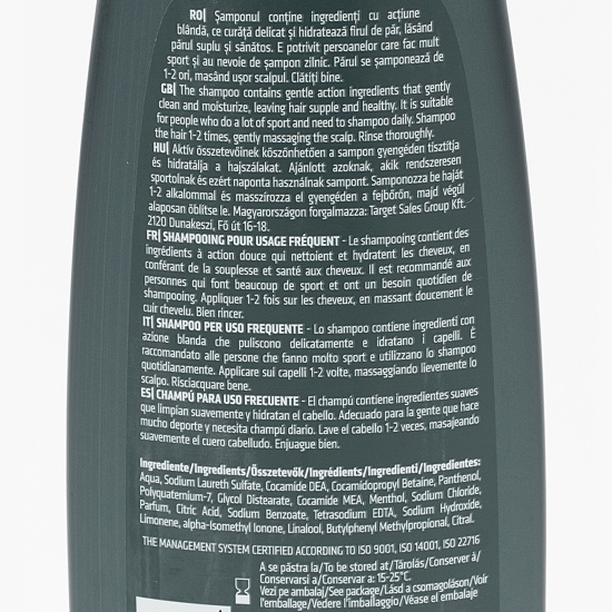 Șampon pentru bărbați Clean & cool pentru utilizare zilnică 400ml
