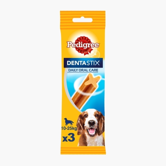 Batoane dentare pentru câini de talie medie, 77g, DentaStix