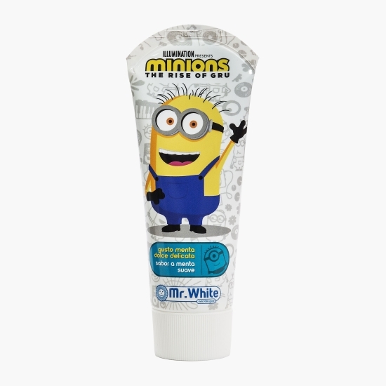 Pastă de dinți pentru copii Minions, cu florură de sodiu, +3 ani, 75ml