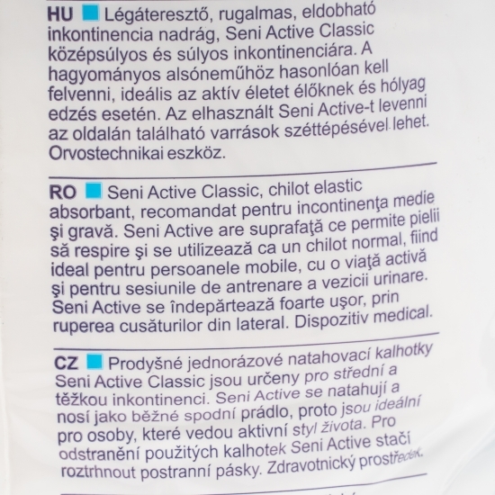 Scutece adulți tip chilot, mărime L ,30 buc