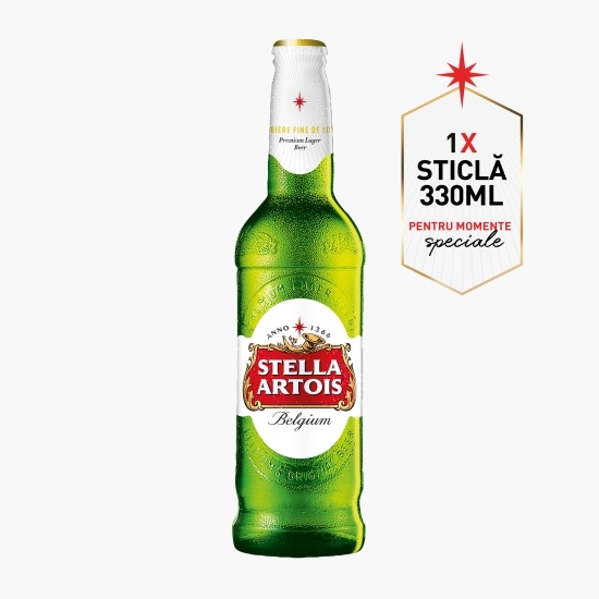 Bere blondă sticlă 0.33l