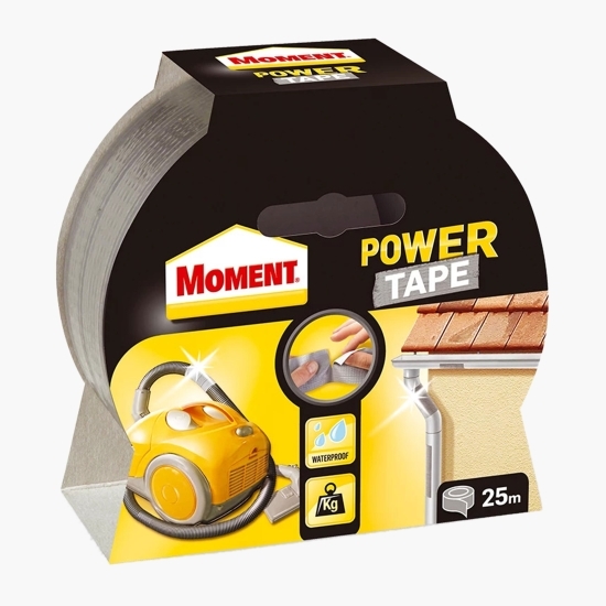 Power Tape argintiu 50mm x 10m