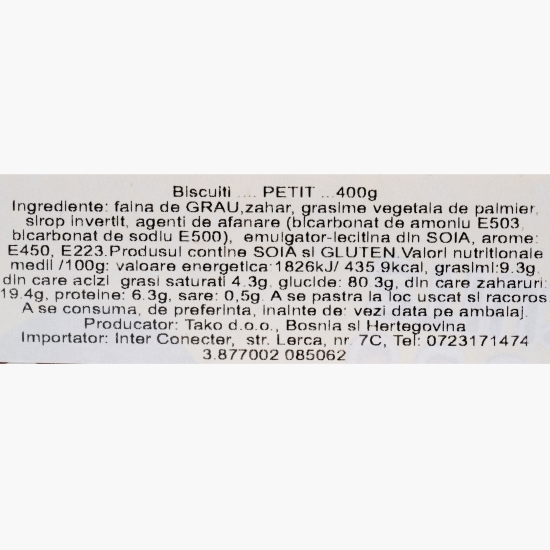 Biscuiți Petit Beurre 400g