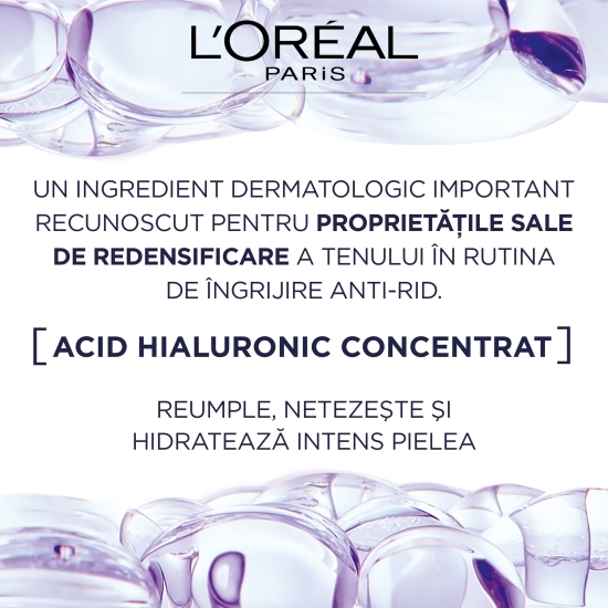 Mască șervețel hidratantă pentru volumul tenului cu efect antirid, Hyaluron Specialist,30g