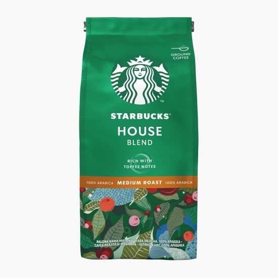 House Blend 200g, cafea prăjită și măcinată 